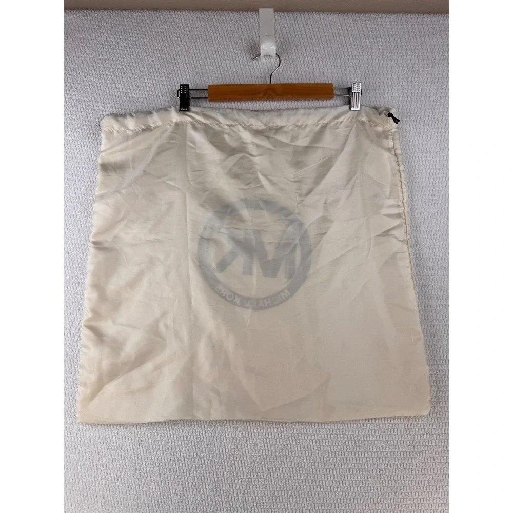 Michael Kors Dust Bag Drawstring Storage Bag White 22x21 Purse Handbag Large